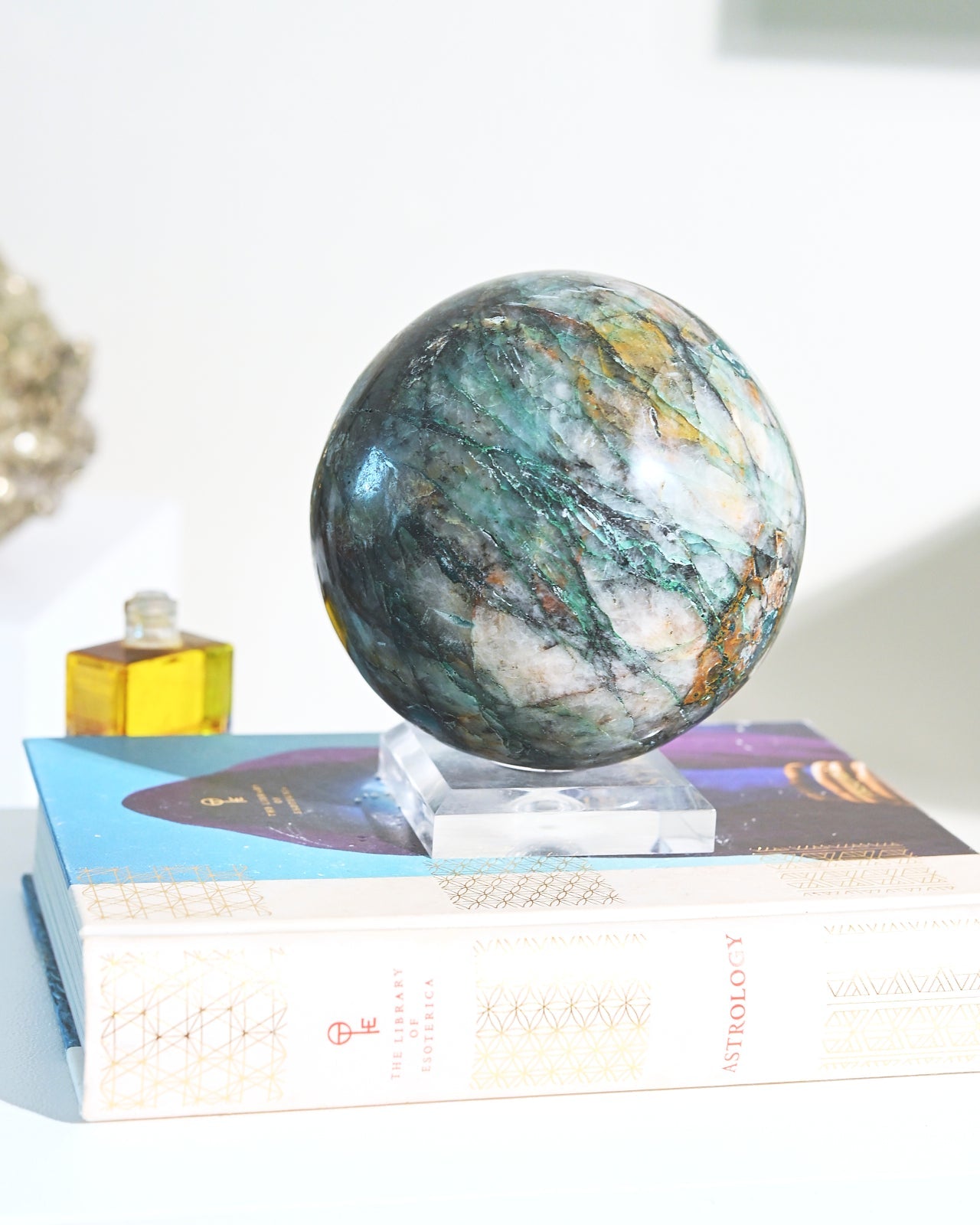 XL Chrysocolla Sphere 7.2lbs