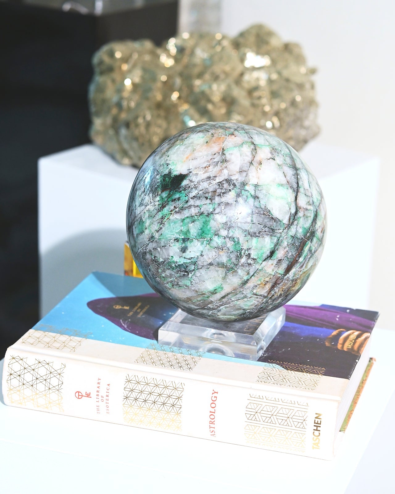 XXL Chrysocolla Sphere 10lbs