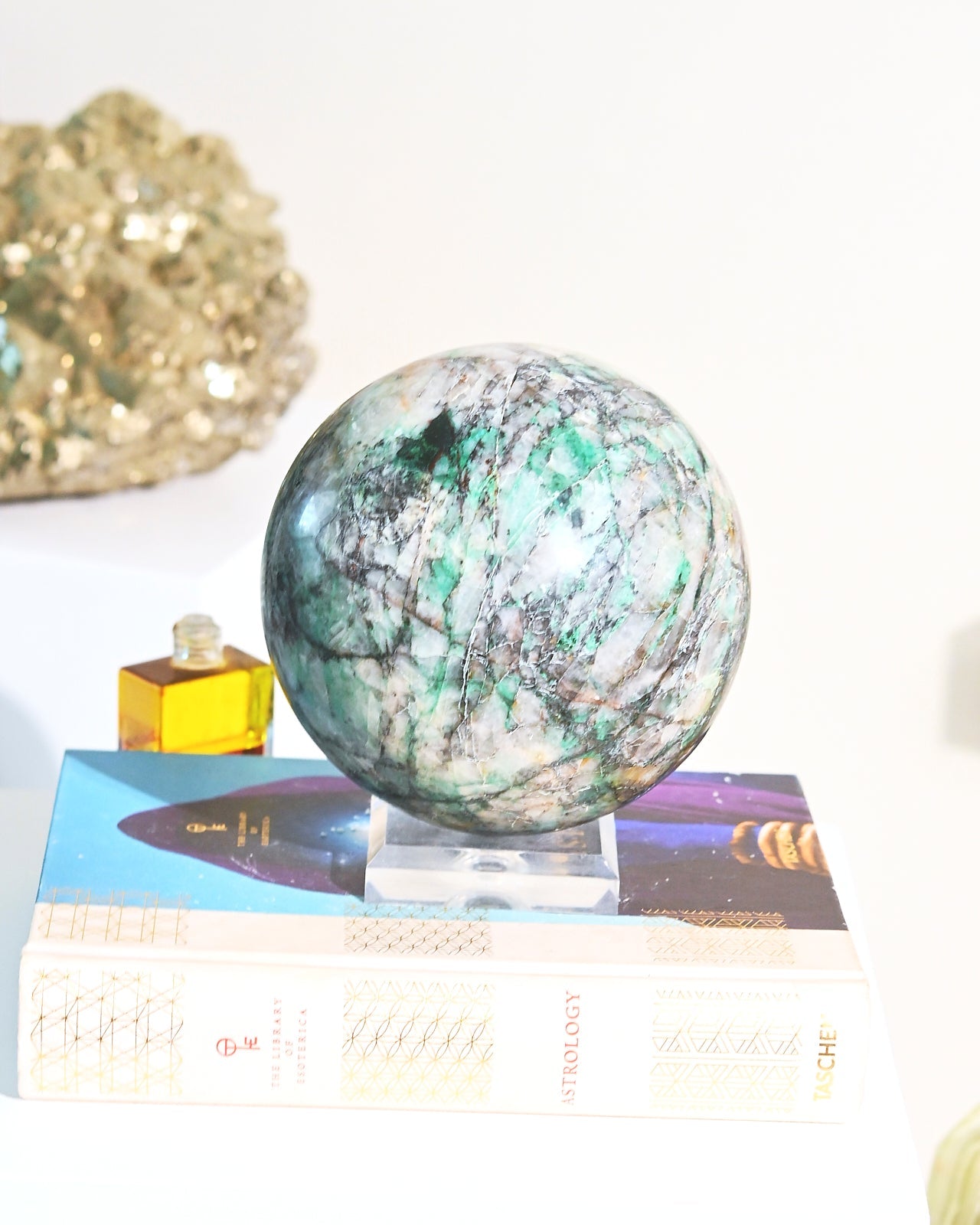 XXL Chrysocolla Sphere 10lbs