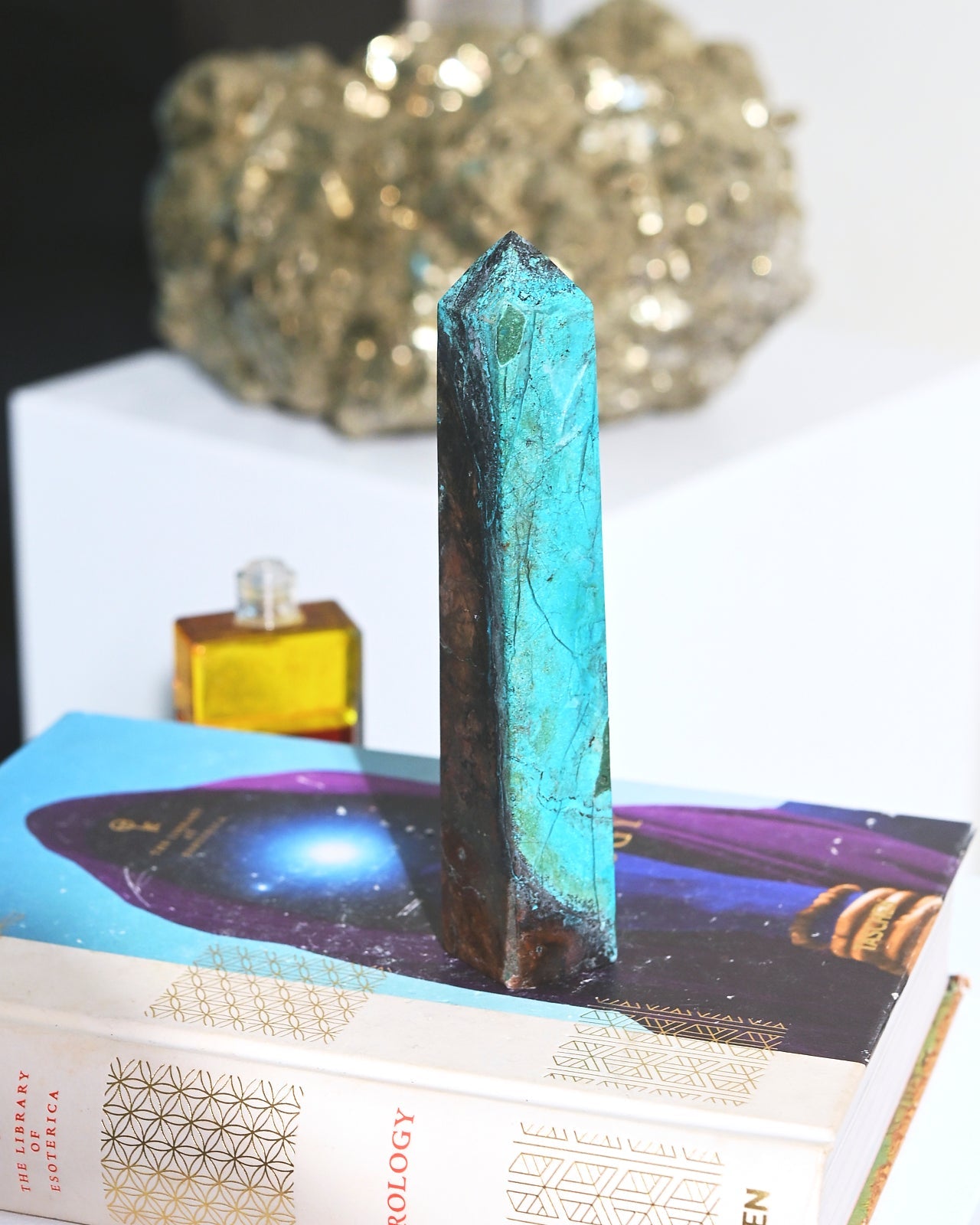 Chrysocolla Tower 7 inch