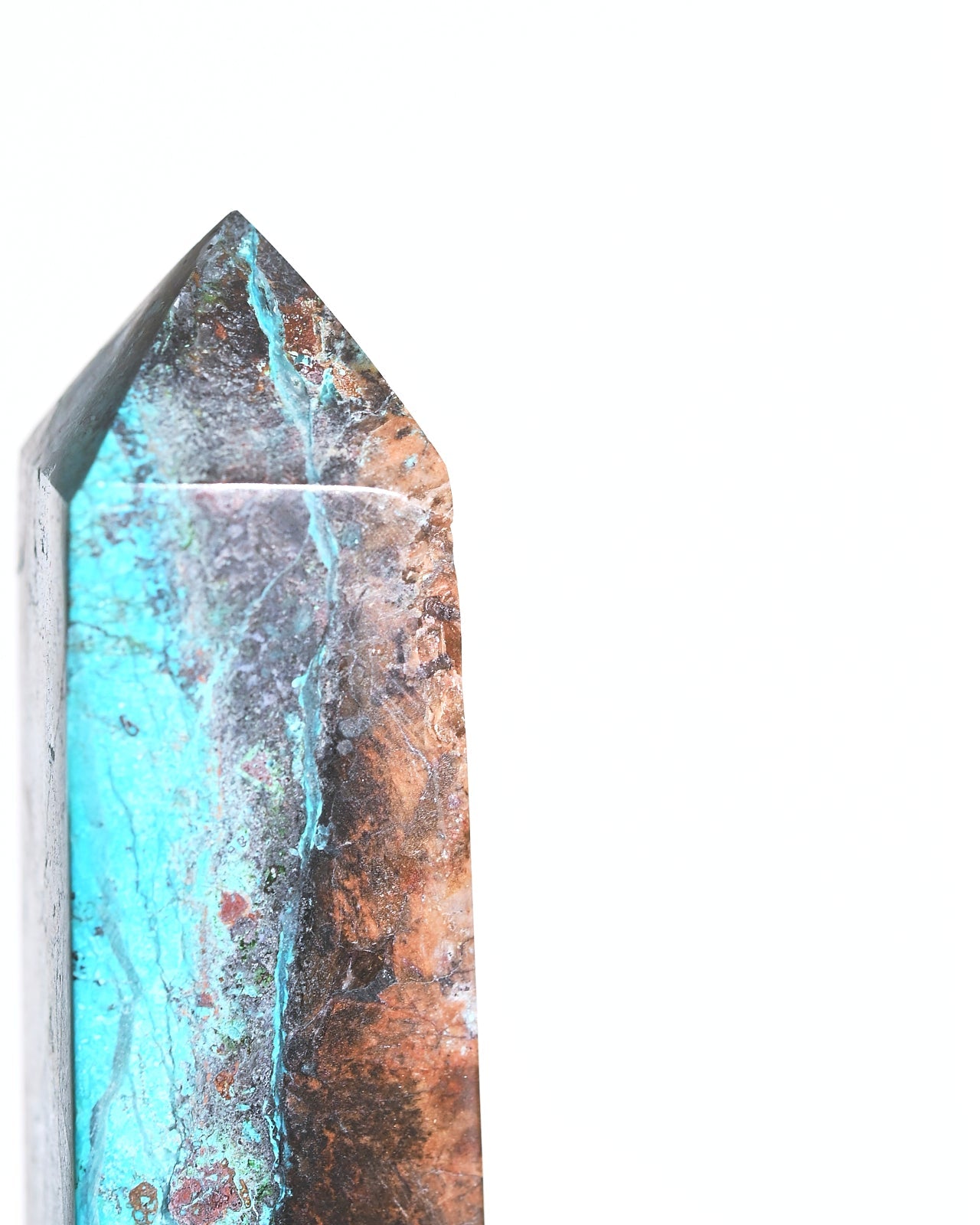 Chrysocolla Tower 7 inch