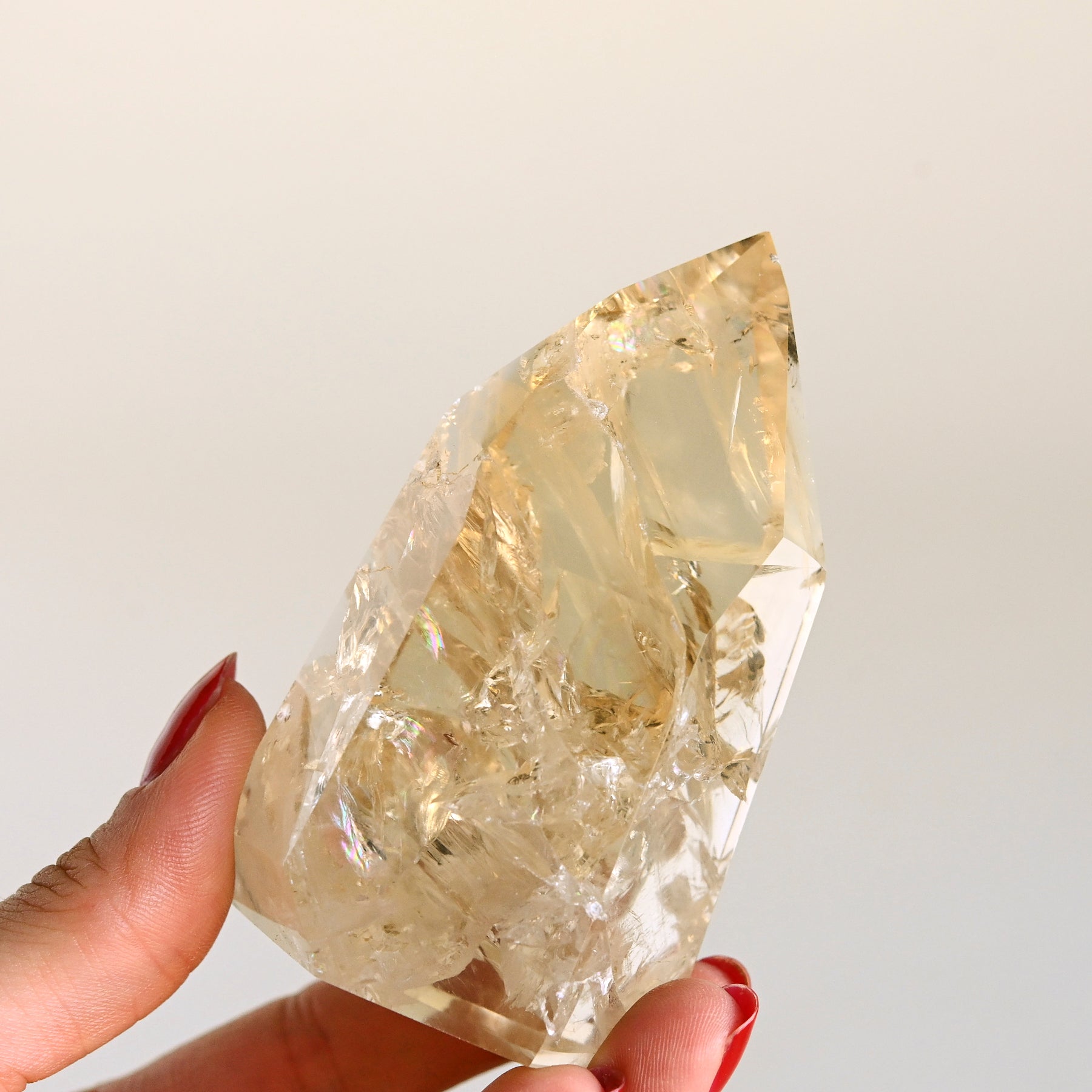 Natural Citrine Tower