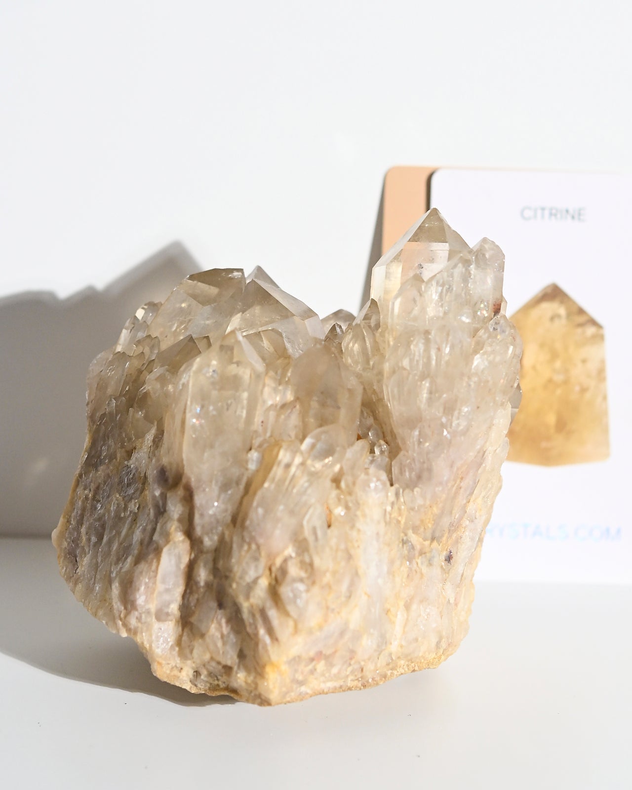 Elestial Citrine Cluster 3.7lbs