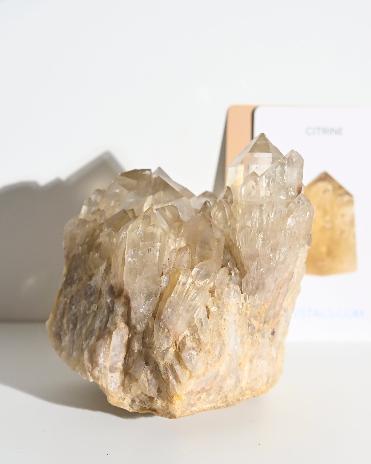 Elestial Citrine Cluster 3.7lbs