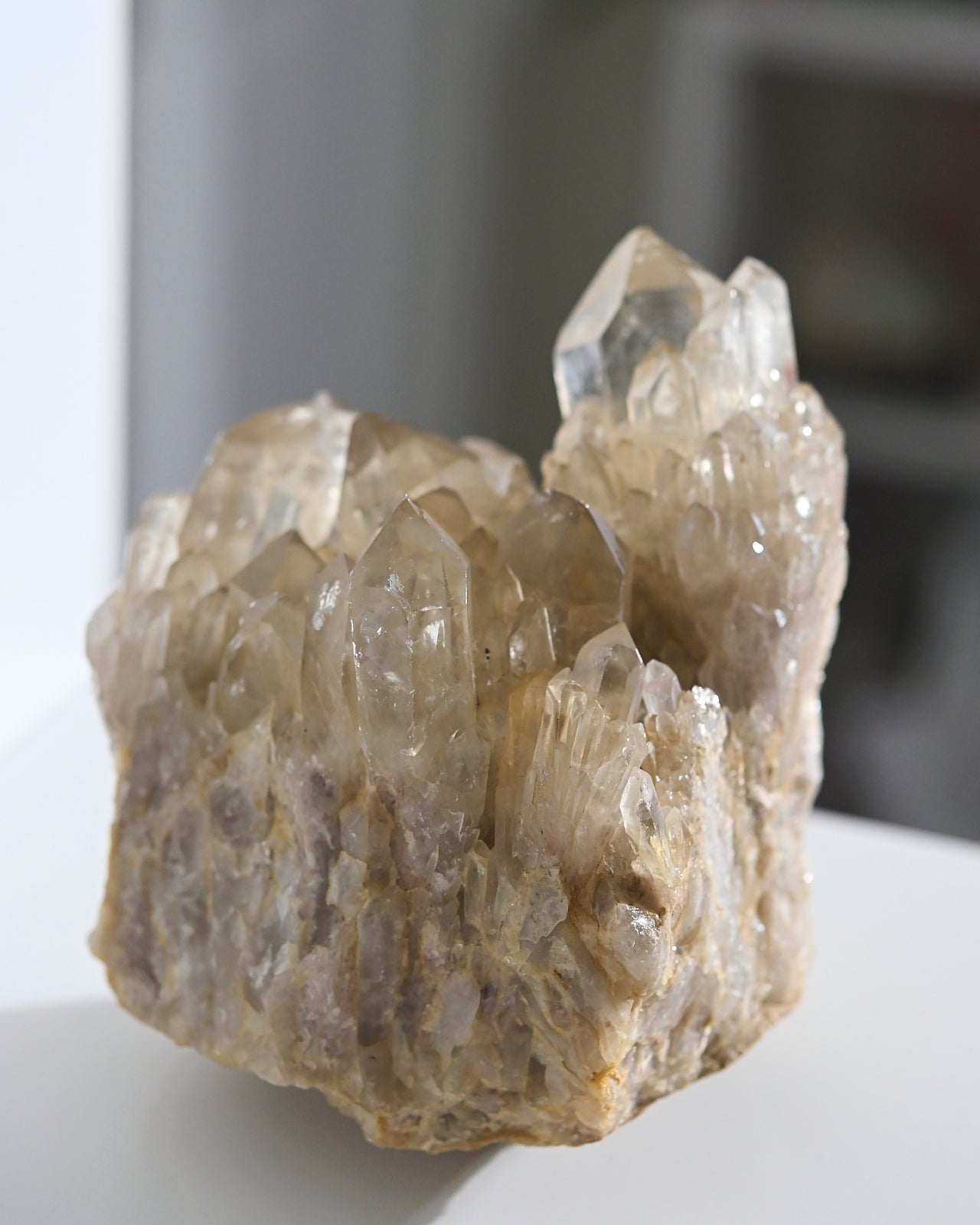 Elestial Citrine Cluster 3.7lbs