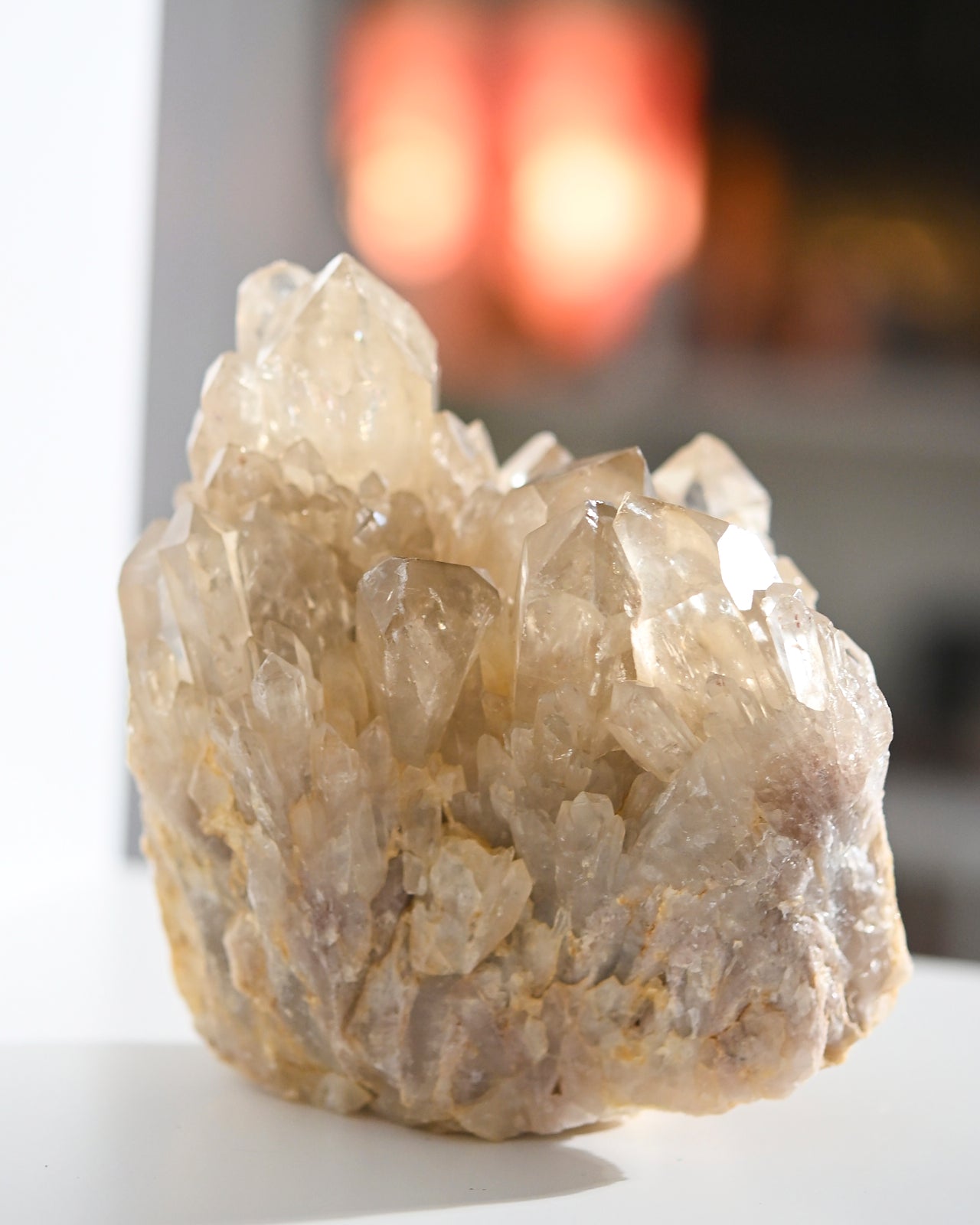 Elestial Citrine Cluster 3.7lbs