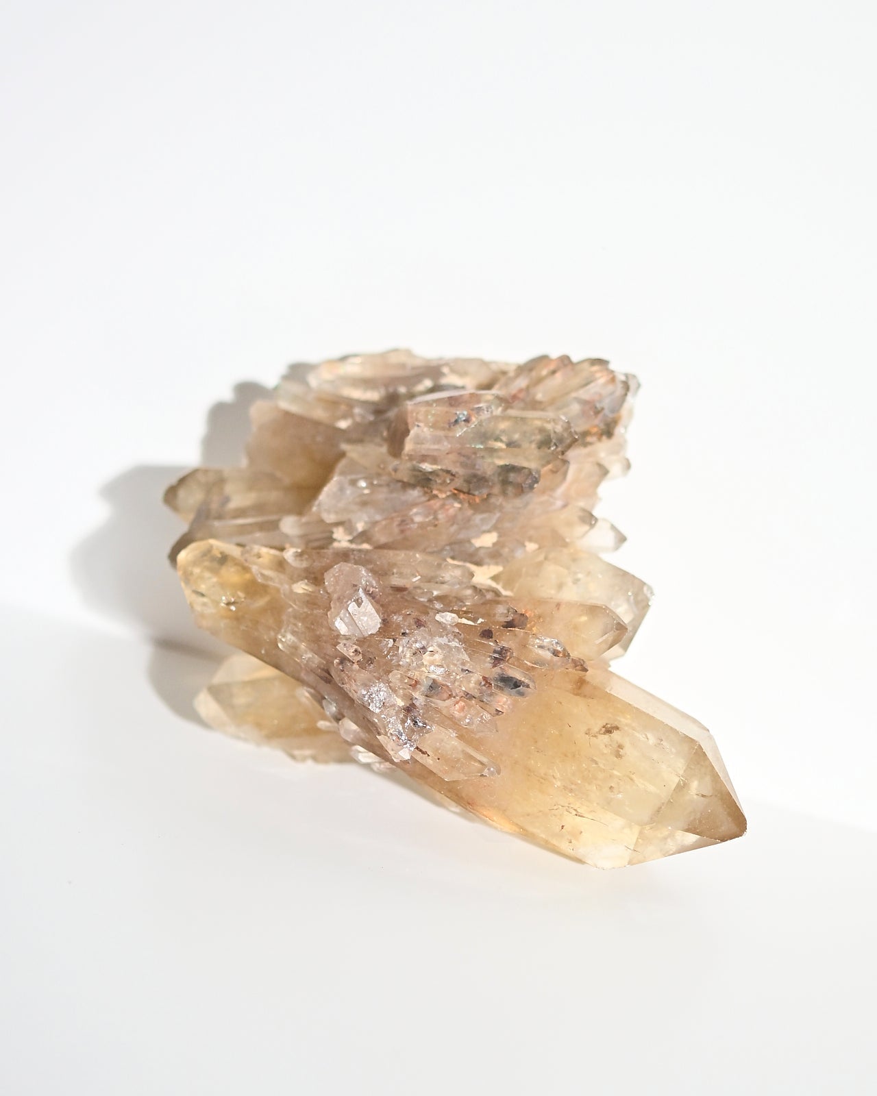 Double Terminated Elestial Citrine Cluster 1.1lbs