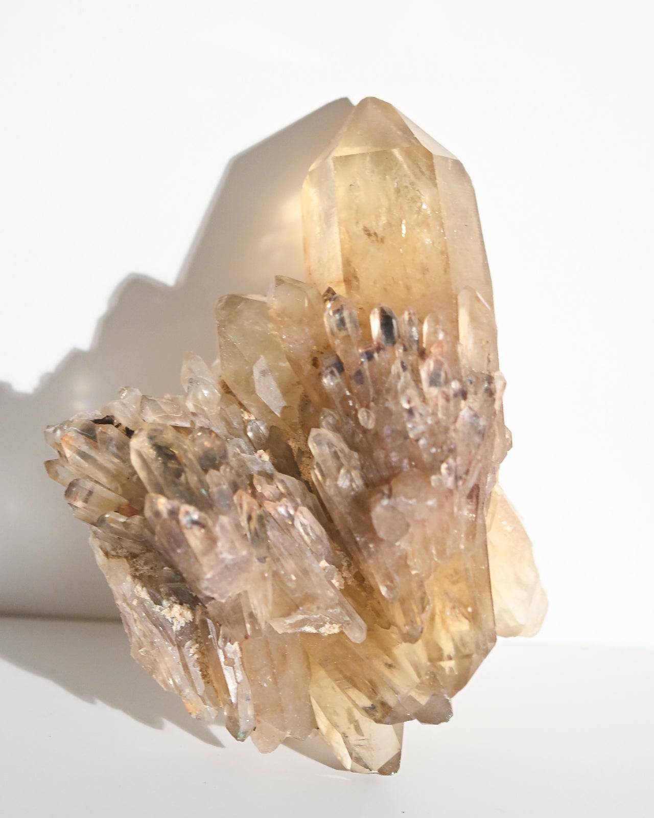 Double Terminated Elestial Citrine Cluster 1.1lbs