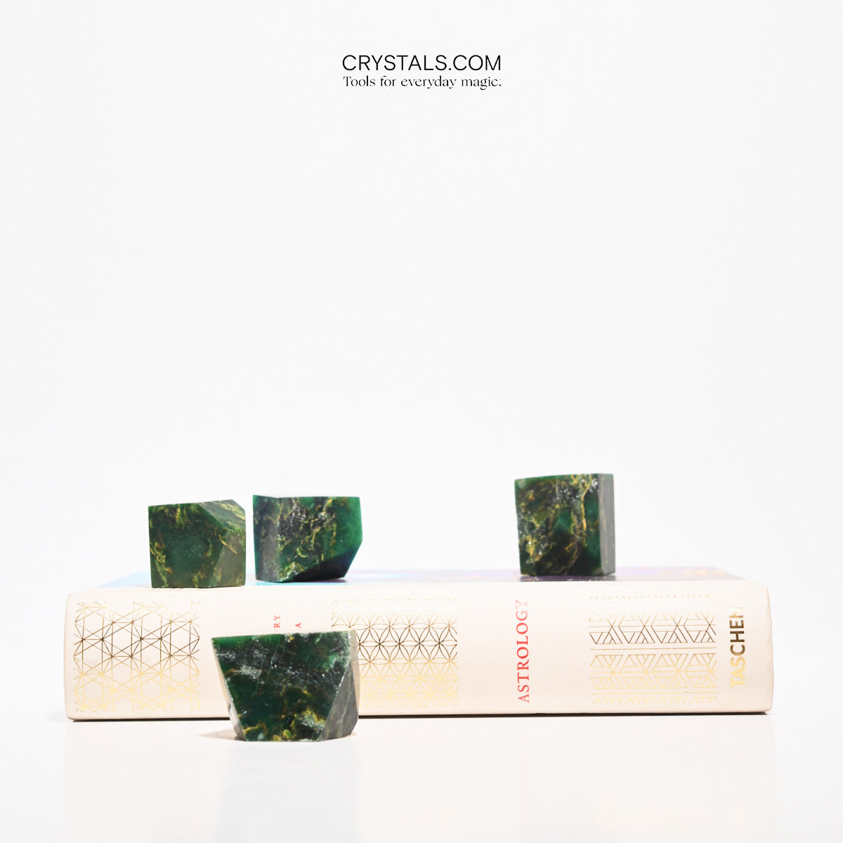 Green Jade Geometric Form
