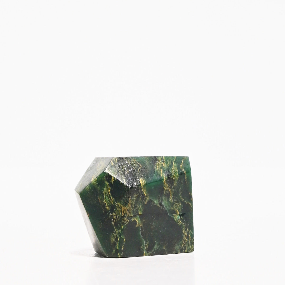 Green Jade Geometric Form