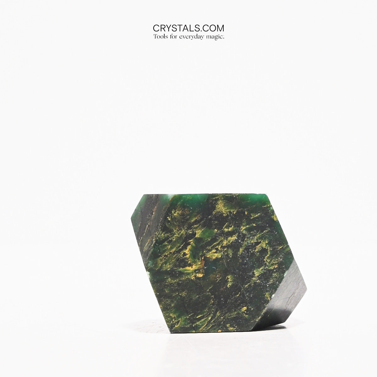 Green Jade Geometric Form