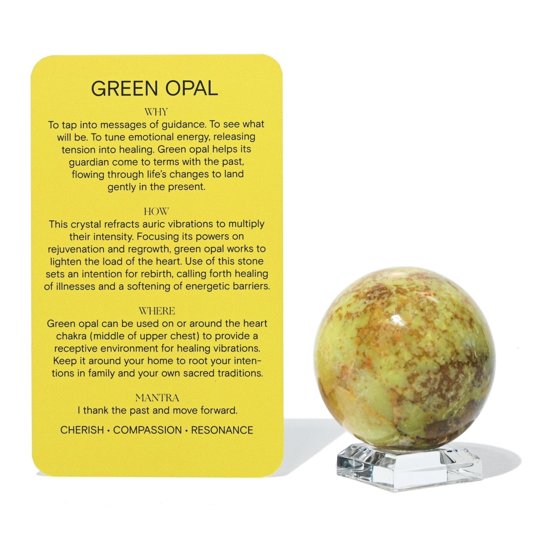 Green Opal Sphere