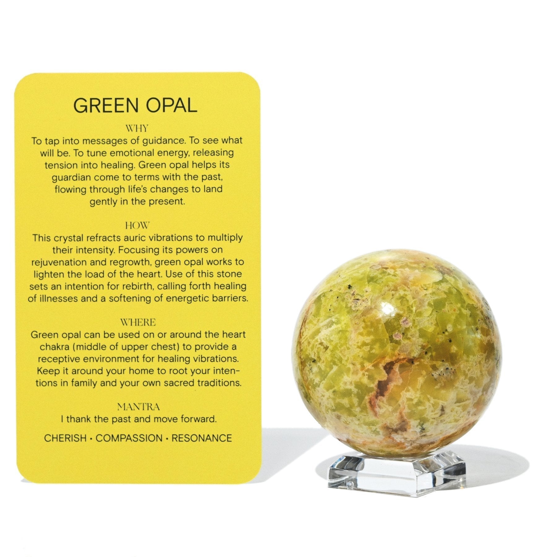 Green Opal Sphere