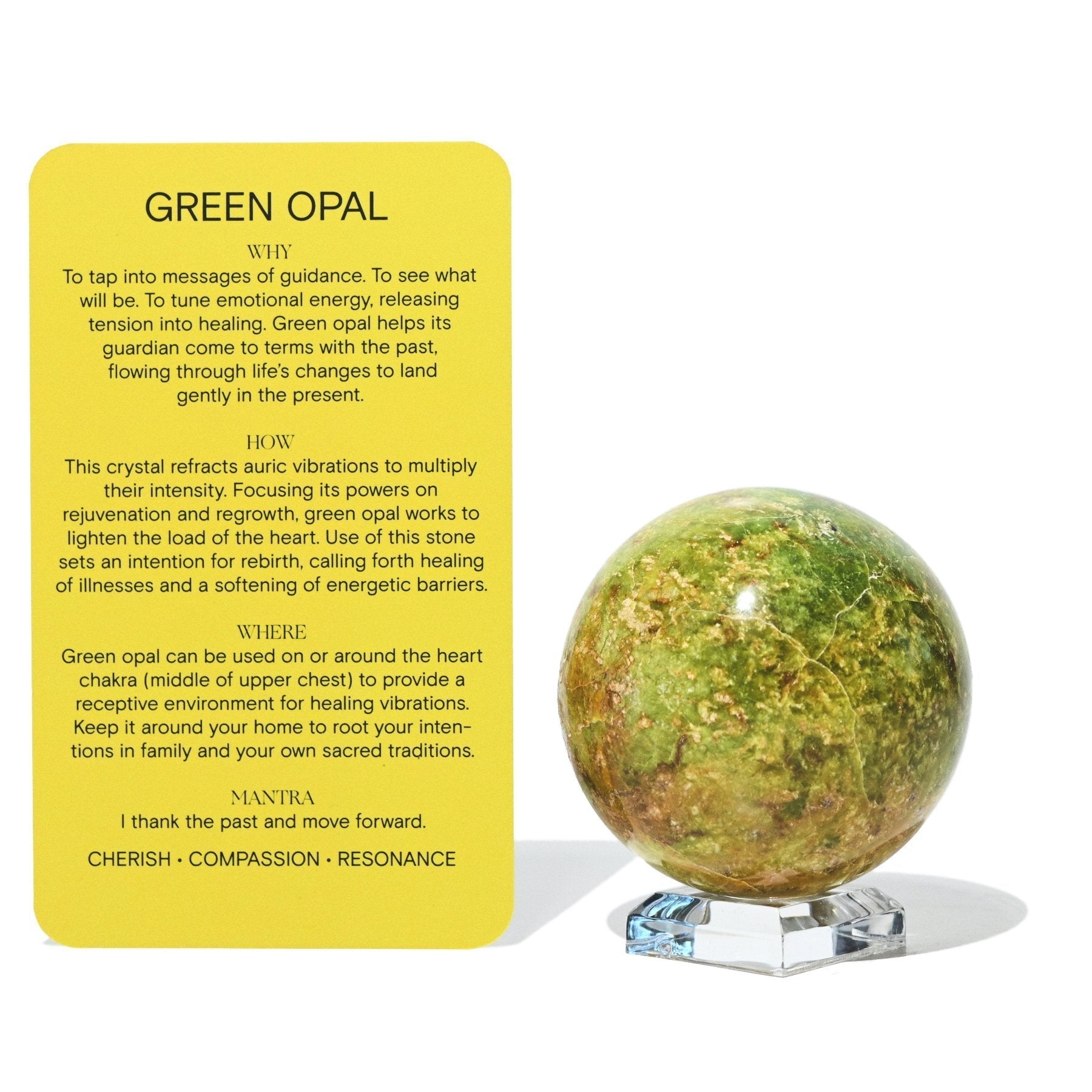 Green Opal Sphere