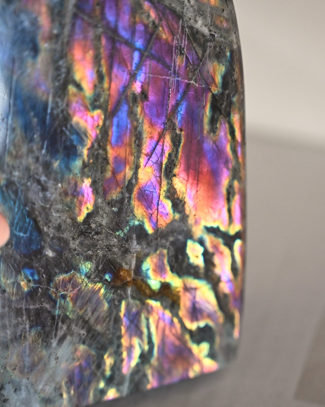 XL Purple Flash Labradorite Freeform 4.1lbs