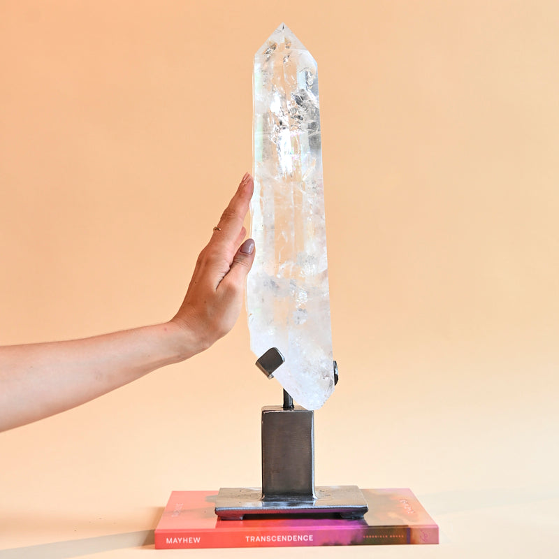 XXL Lemurian Seed Crystal on Stand 11lbs
