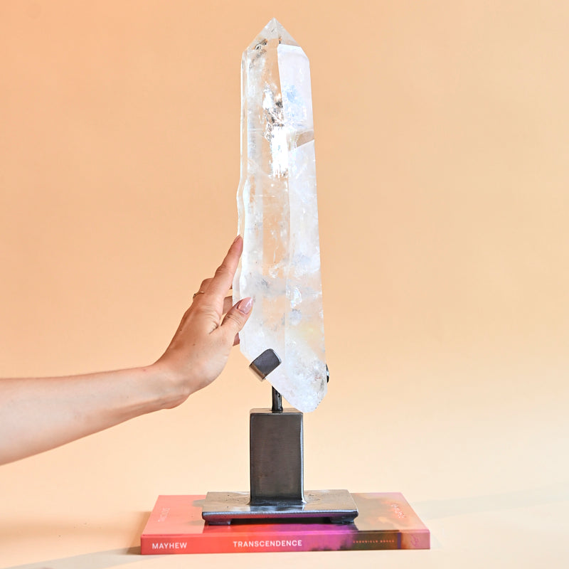 XXL Lemurian Seed Crystal on Stand 11lbs