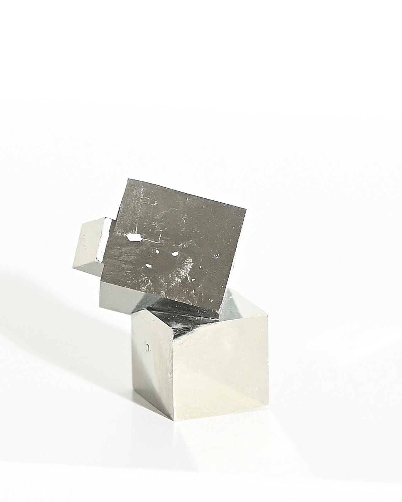 Pyrite Interlocking Cube