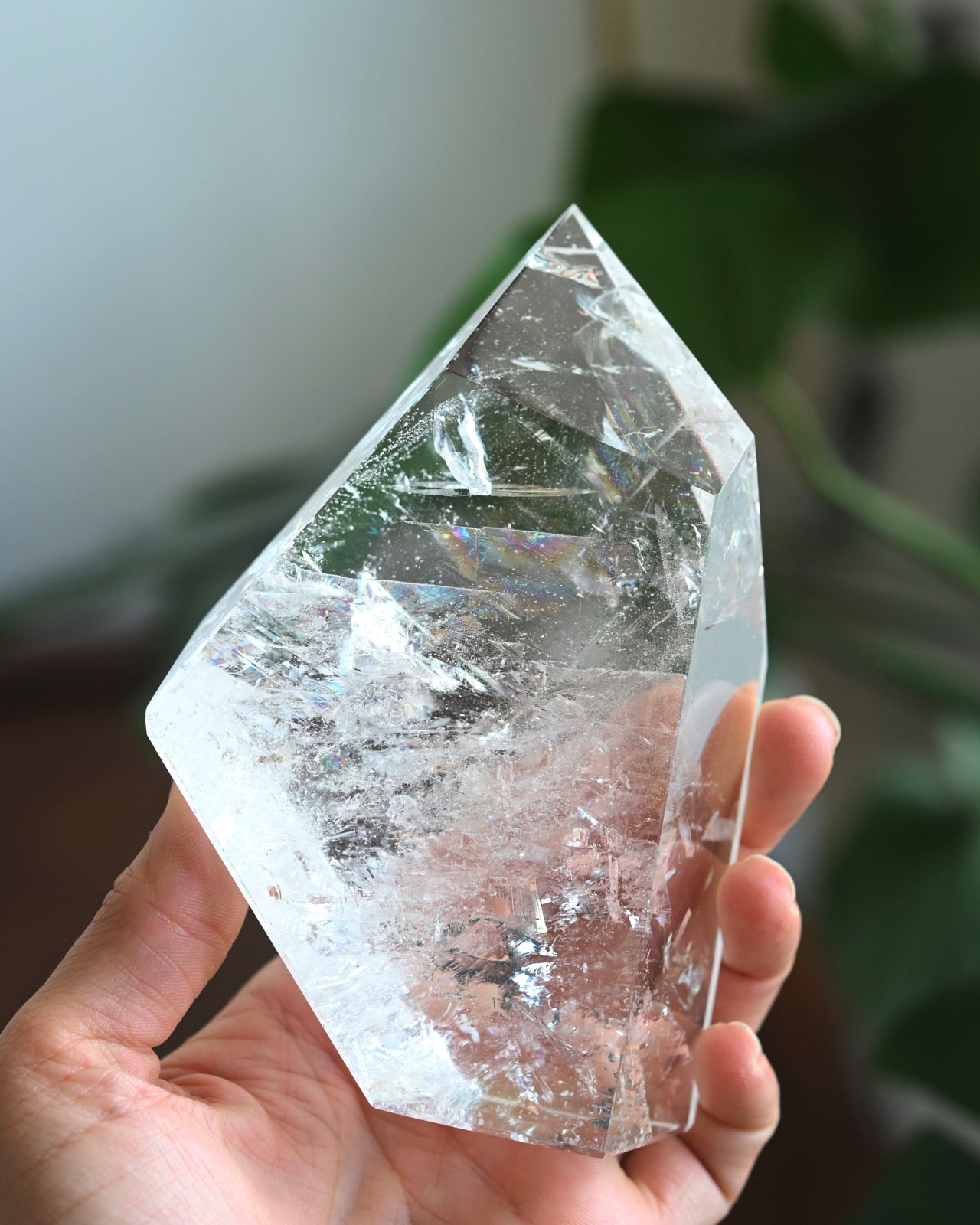 Clear Quartz Geometric Form 5in