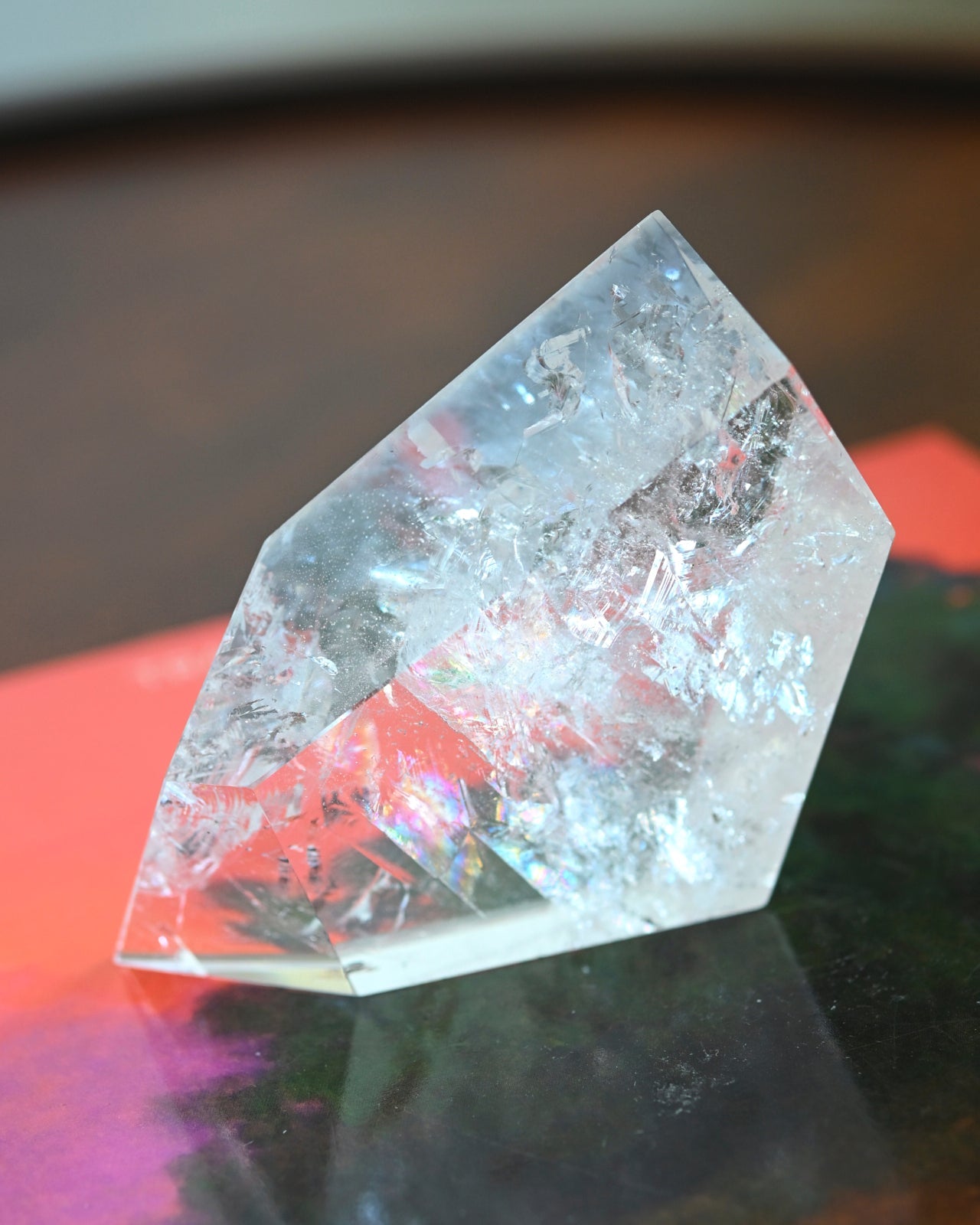 Clear Quartz Geometric Form 5in