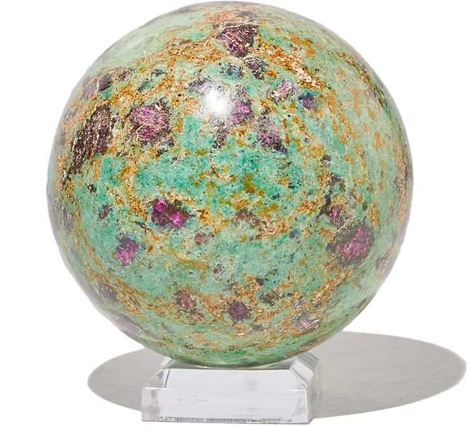 Ruby Fuchsite Sphere