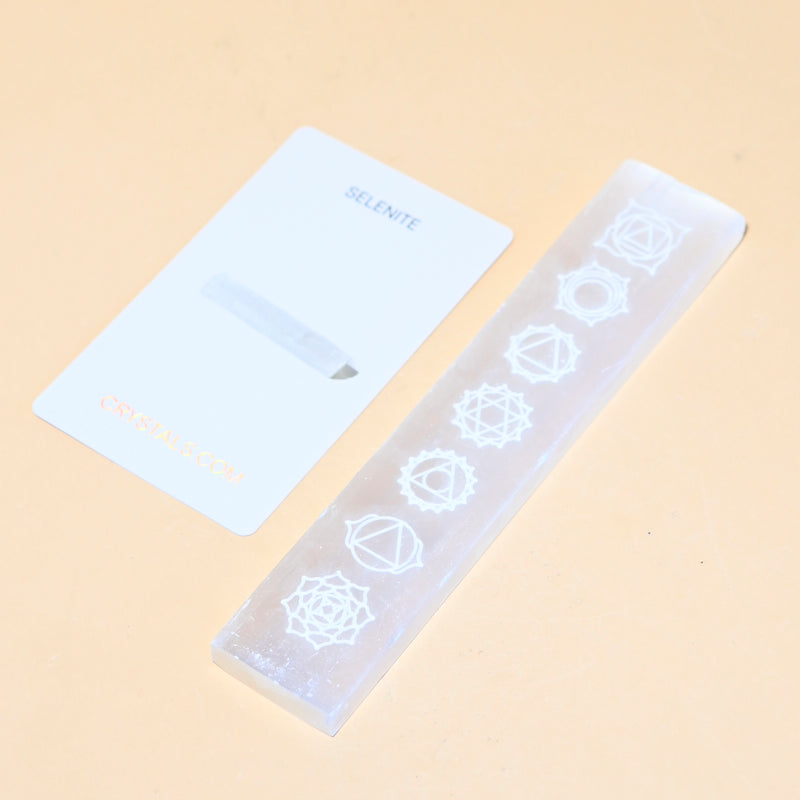 Selenite Chakra Charging Bar