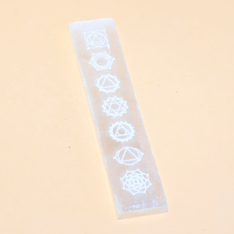 Selenite Chakra Charging Bar