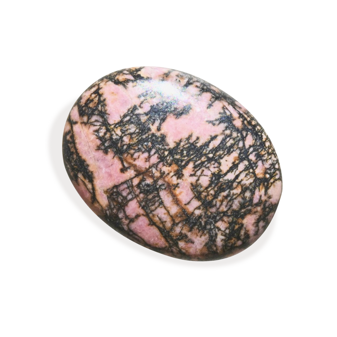Rhodonite Palm Stone