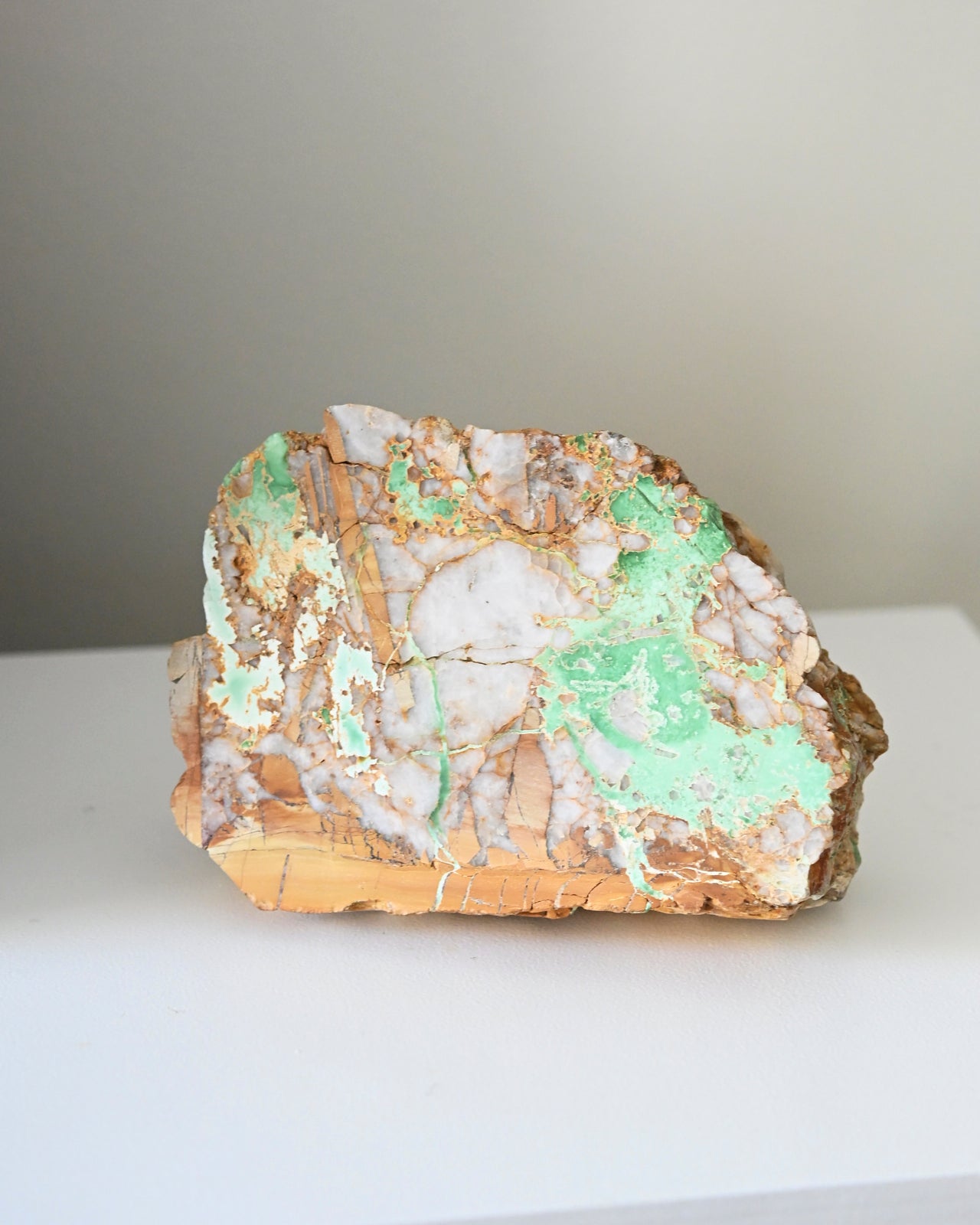 Australian Variscite with Polished Face 4lbs